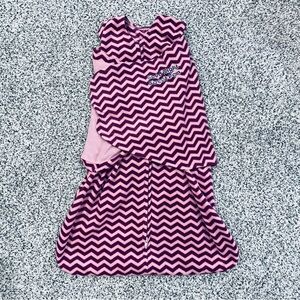 Little Journey Baby Wrapped Sleep Sack soft fleece size 0-6 months